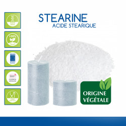Stéarine Végétale - Acide stéarique (25KG)