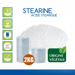 Stéarine Végétale - Acide stéarique (2KG)