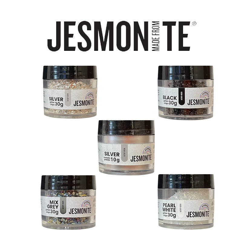 Jesmonite set Pigments Silver