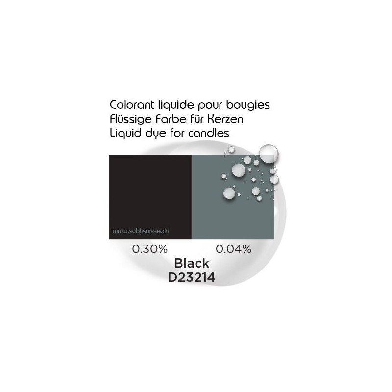 Flüssiger Kerzenfarbstoff: Schwarz