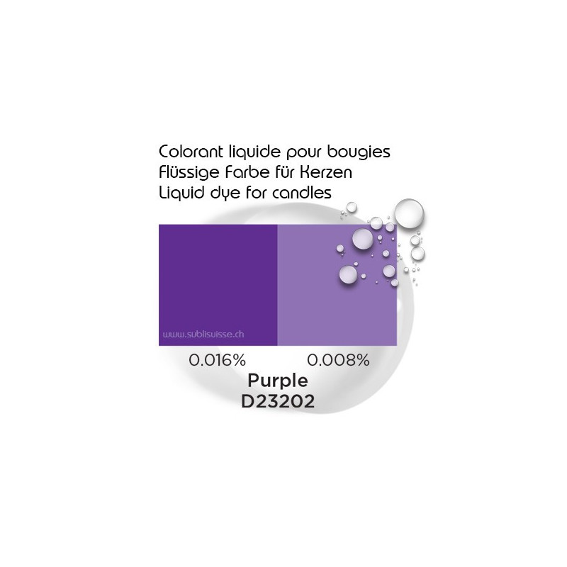 Colorant Liquide pour bougie: Violet