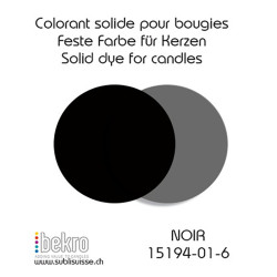 Tintura solida per candele: nero