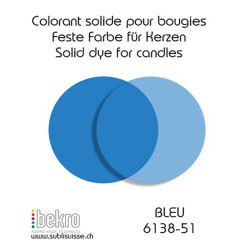 Tintura solida per candele: blu